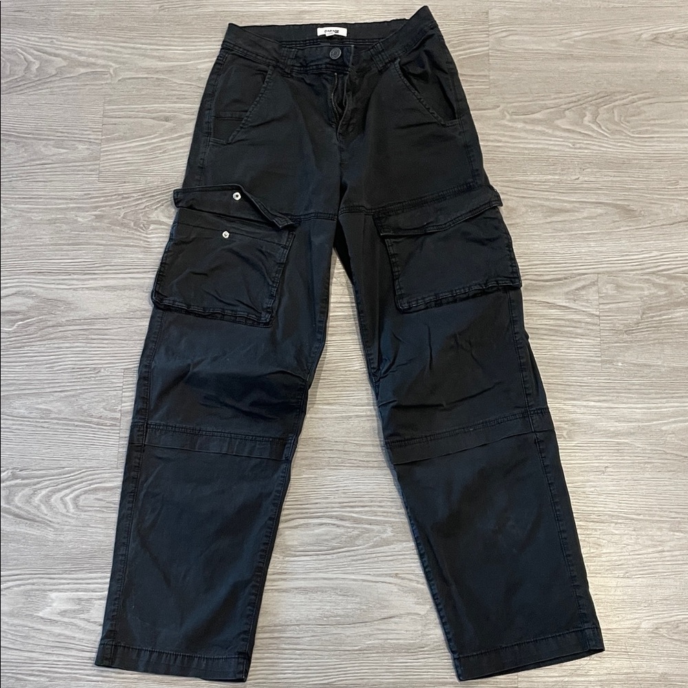 Garage Black Cargo Pants